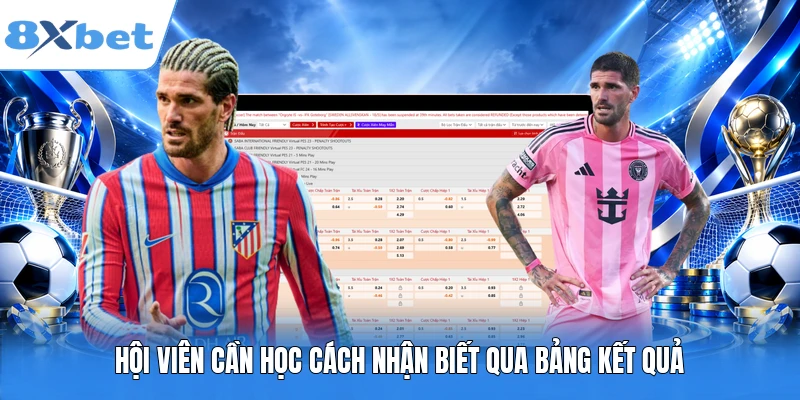 Hội viên cần học cách nhận biết qua bảng kết quả