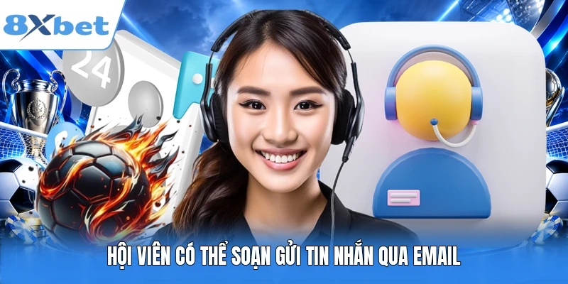Hội viên có thể soạn gửi tin nhắn qua email